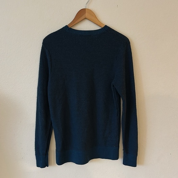 Smartwool sz M blue merino long sleeve Men's Sweater great pre owned condition - Picture 4 of 6